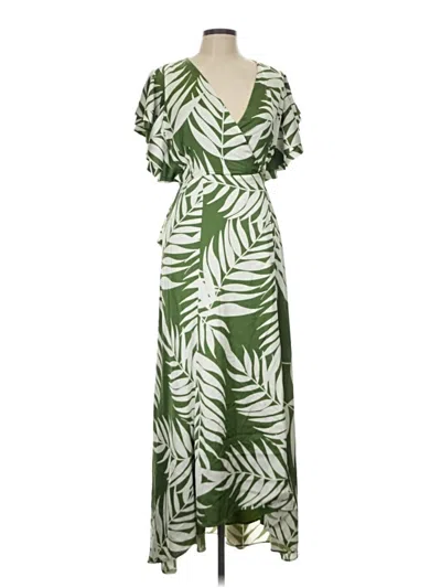 Pre-owned Hutch Casual Dress In Green