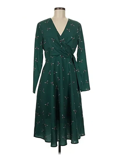 Pre-owned Hutch Casual Dress In Green