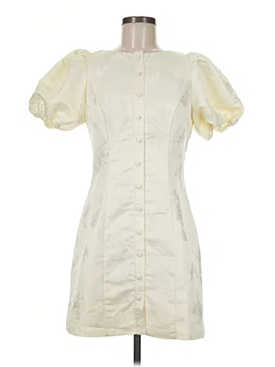 Pre-owned Hutch Casual Dress In Ivory