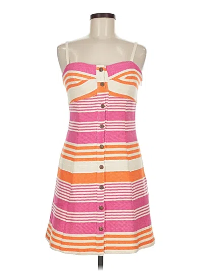 Pre-owned Hutch Casual Dress In Orange