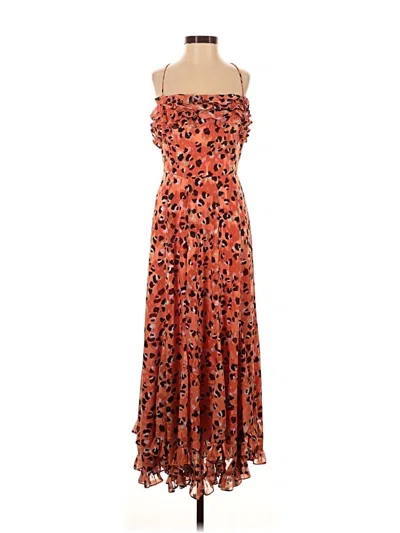 Pre-owned Hutch Casual Dress In Orange