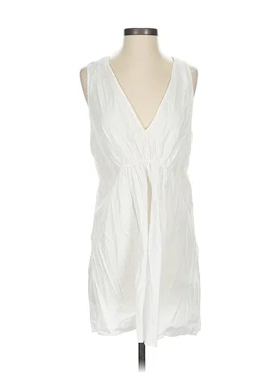 Pre-owned Hutch Casual Dress In White