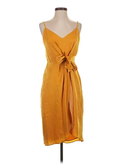 Pre-owned Hutch Casual Dress In Yellow