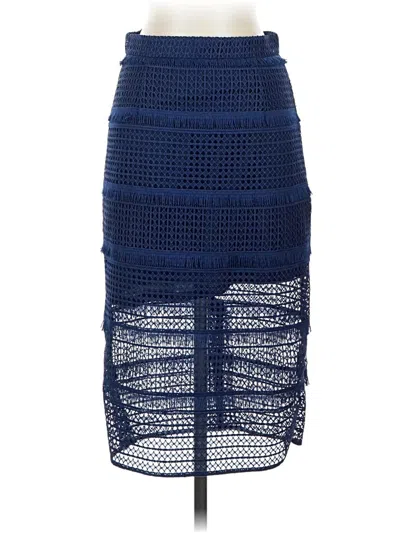Pre-owned Hutch Casual Skirt In Blue