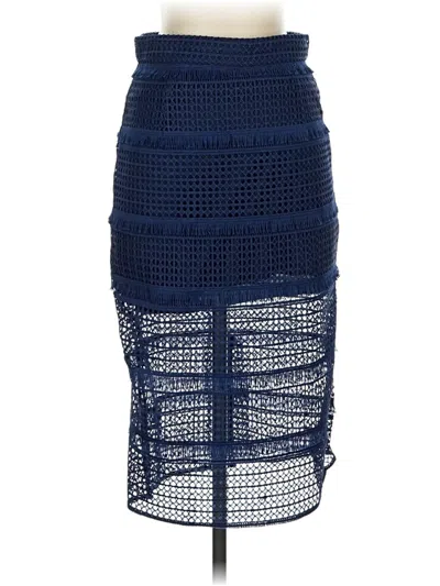 Pre-owned Hutch Casual Skirt In Blue