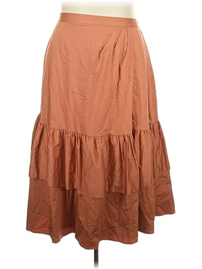 Pre-owned Hutch Casual Skirt In Brown