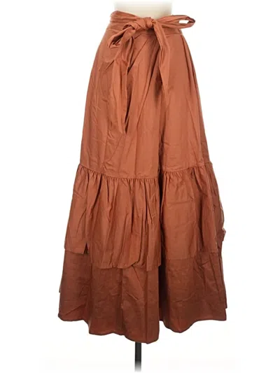Pre-owned Hutch Casual Skirt In Brown