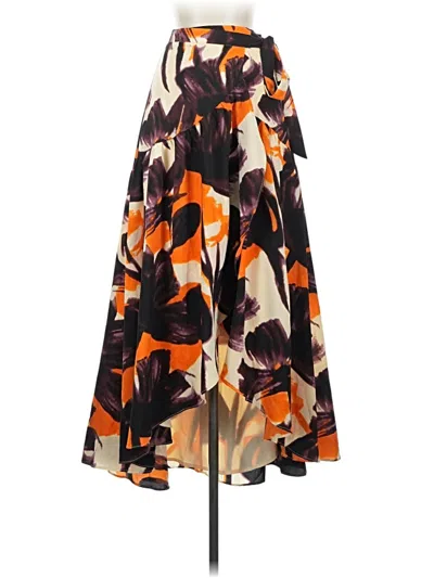 Pre-owned Hutch Casual Skirt In Orange