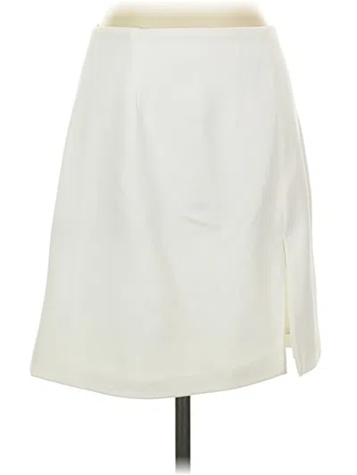Pre-owned Hutch Casual Skirt In White