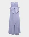 Hutch Cataline Sweetheart Strapless Maxi Dress In Lavender