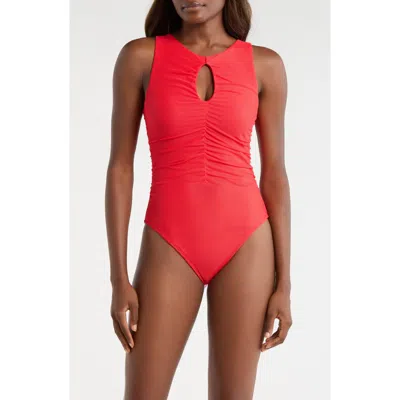 Hutch Charli One-piece Swimsuit In Red