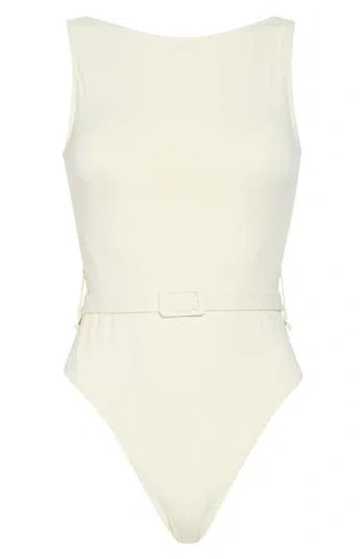 Hutch Christy One-piece Swimsuit In White