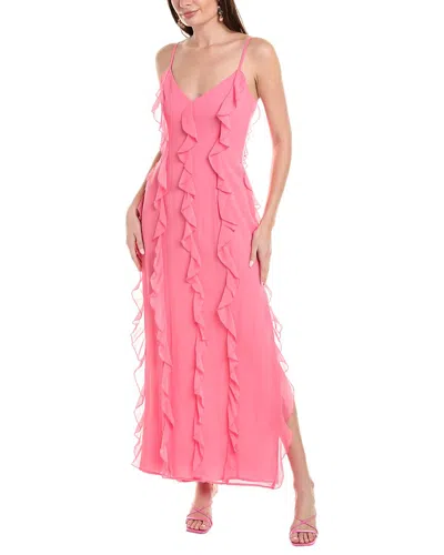Hutch Claira Maxi Dress In Pink