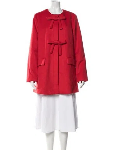 Pre-owned Hutch Coat In Red