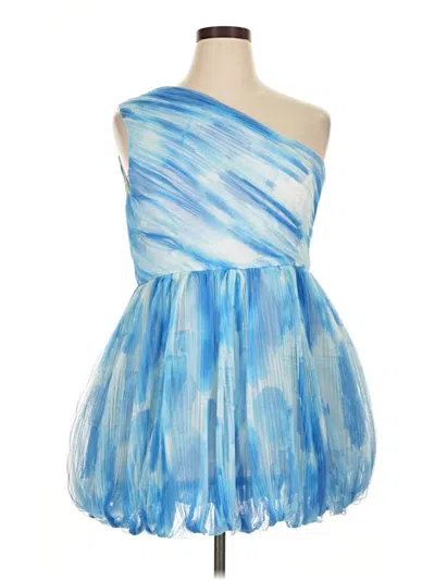 Pre-owned Hutch Cocktail Dress In Blue