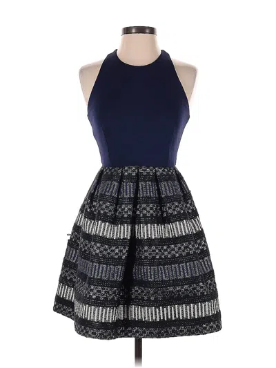 Pre-owned Hutch Cocktail Dress In Blue