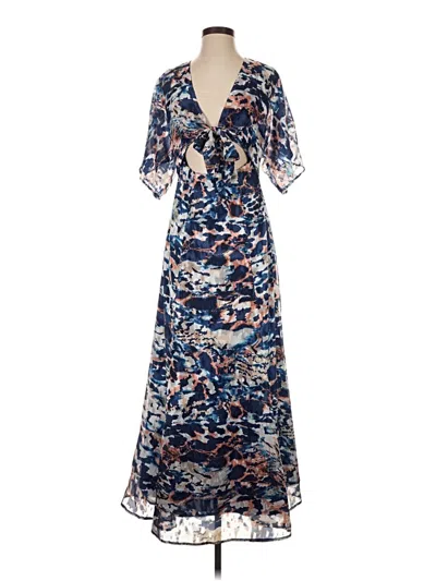 Pre-owned Hutch Cocktail Dress In Blue