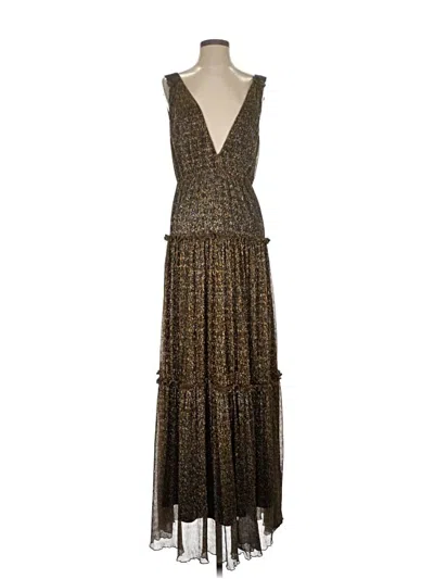 Pre-owned Hutch Cocktail Dress In Brown