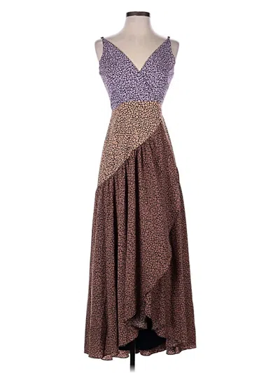 Pre-owned Hutch Cocktail Dress In Brown