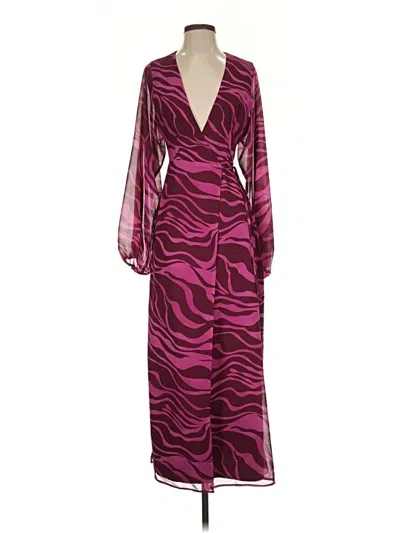 Pre-owned Hutch Cocktail Dress In Burgundy