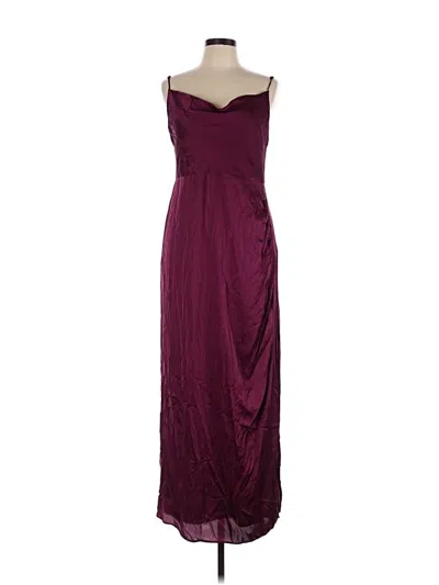 Pre-owned Hutch Cocktail Dress In Burgundy
