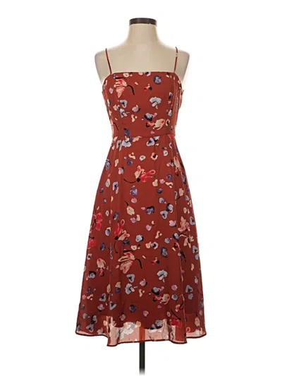 Pre-owned Hutch Cocktail Dress In Burgundy