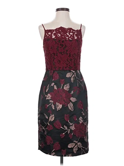 Pre-owned Hutch Cocktail Dress In Burgundy