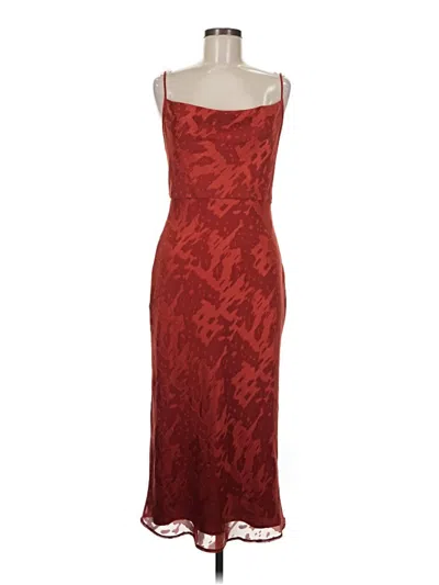 Pre-owned Hutch Cocktail Dress In Burgundy