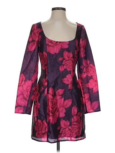 Pre-owned Hutch Cocktail Dress In Burgundy