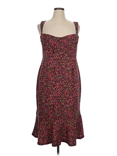 Pre-owned Hutch Cocktail Dress In Burgundy