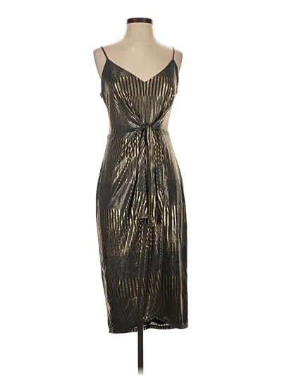 Pre-owned Hutch Cocktail Dress In Gold