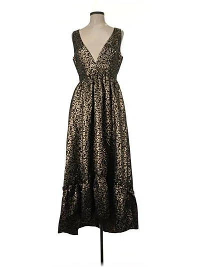 Pre-owned Hutch Cocktail Dress In Gold