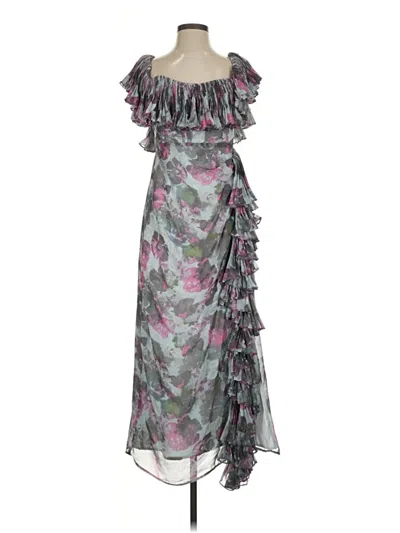 Pre-owned Hutch Cocktail Dress In Gray