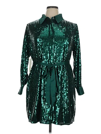 Hutch Cocktail Dress In Green
