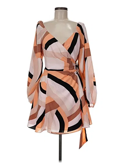 Pre-owned Hutch Cocktail Dress In Orange