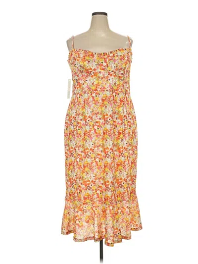 Pre-owned Hutch Cocktail Dress In Orange