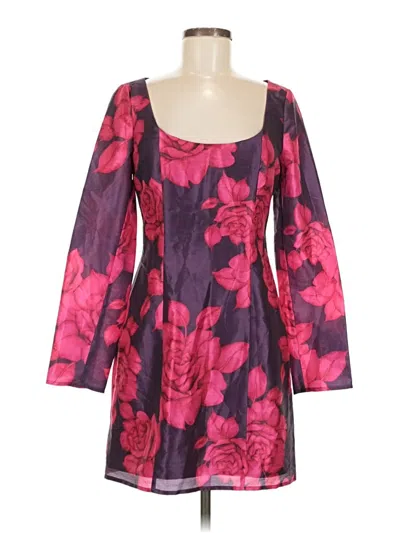 Pre-owned Hutch Cocktail Dress In Purple