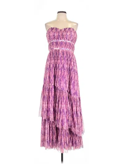 Pre-owned Hutch Cocktail Dress In Purple