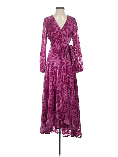 Pre-owned Hutch Cocktail Dress In Purple