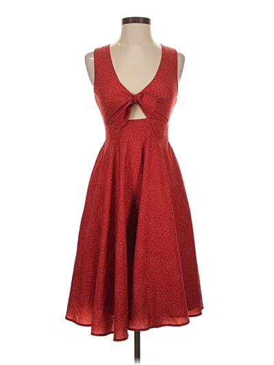 Pre-owned Hutch Cocktail Dress In Red