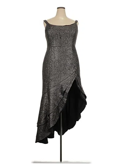 Pre-owned Hutch Cocktail Dress In Silver