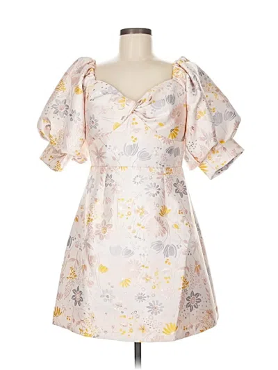 Pre-owned Hutch Cocktail Dress In White