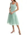Hutch Collins Midi Dress In Blue