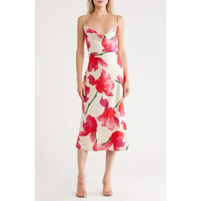 Hutch Cowl Neck Dress In Multi