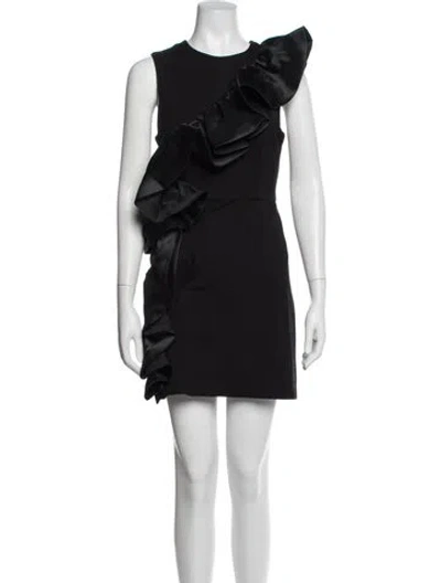 Pre-owned Hutch Crew Neck Mini Dress W/ Tags In Black