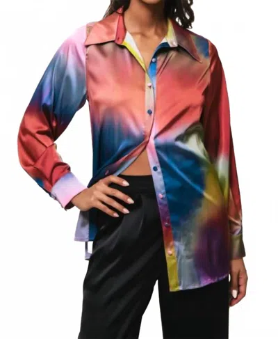 Hutch Dayton Top In Dreamscape Batik In Multi