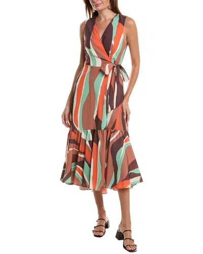 Hutch Drea Wrap Dress In Multi