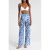 HUTCH HUTCH ELIZA FLORAL COVER-UP PANTS