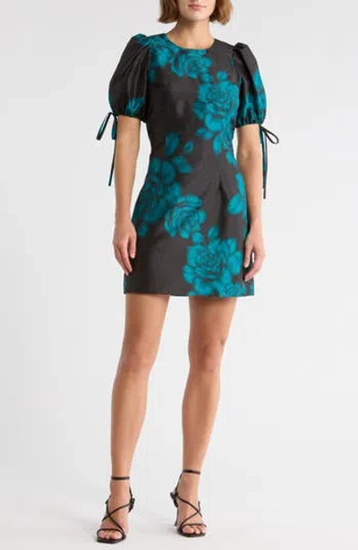 Hutch Ellia Floral Sheath Dress In Black