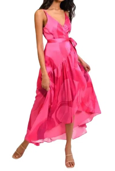 Hutch Elma Dress In Hot Pink
